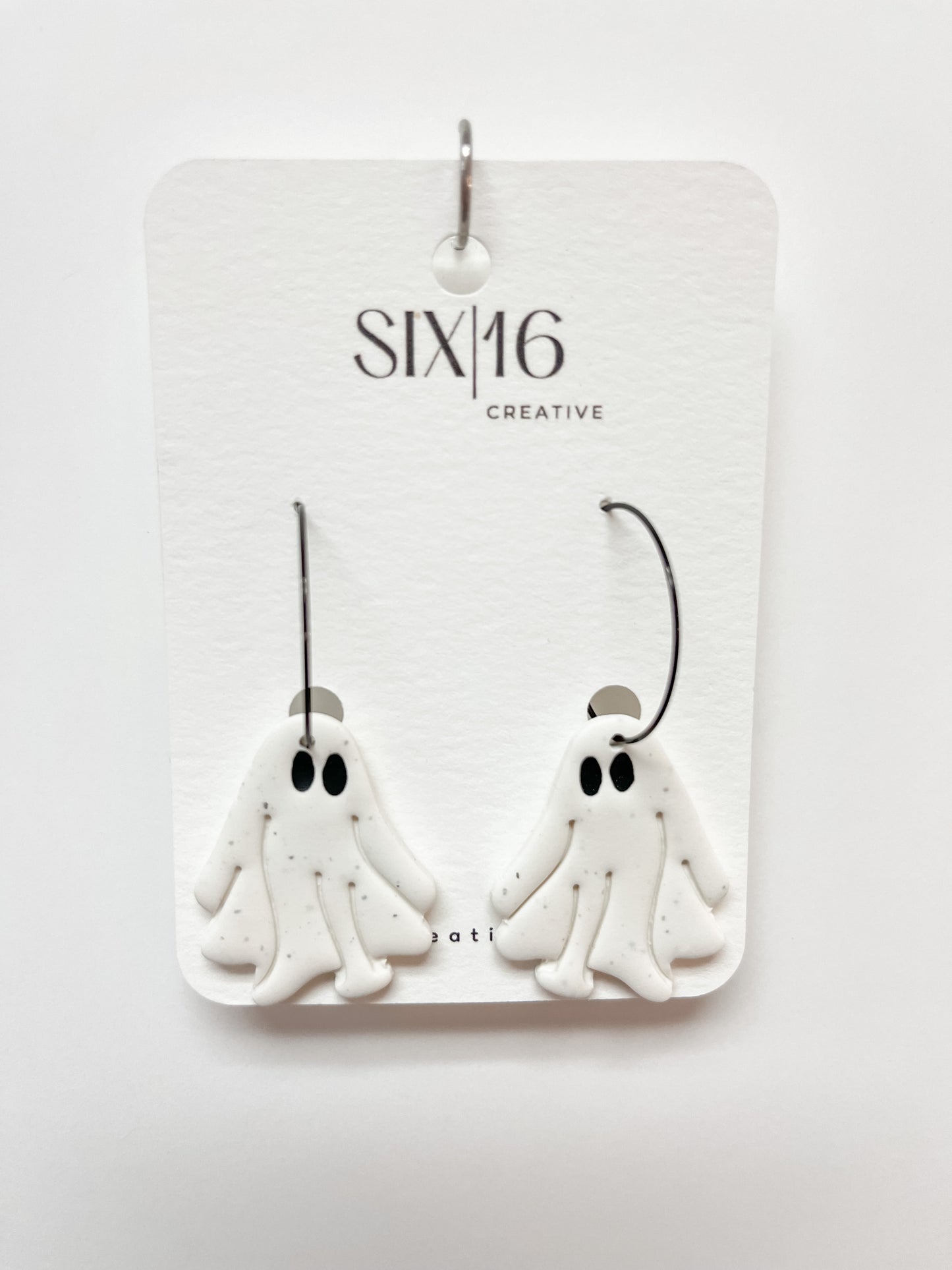 Ghost Clay Earrings