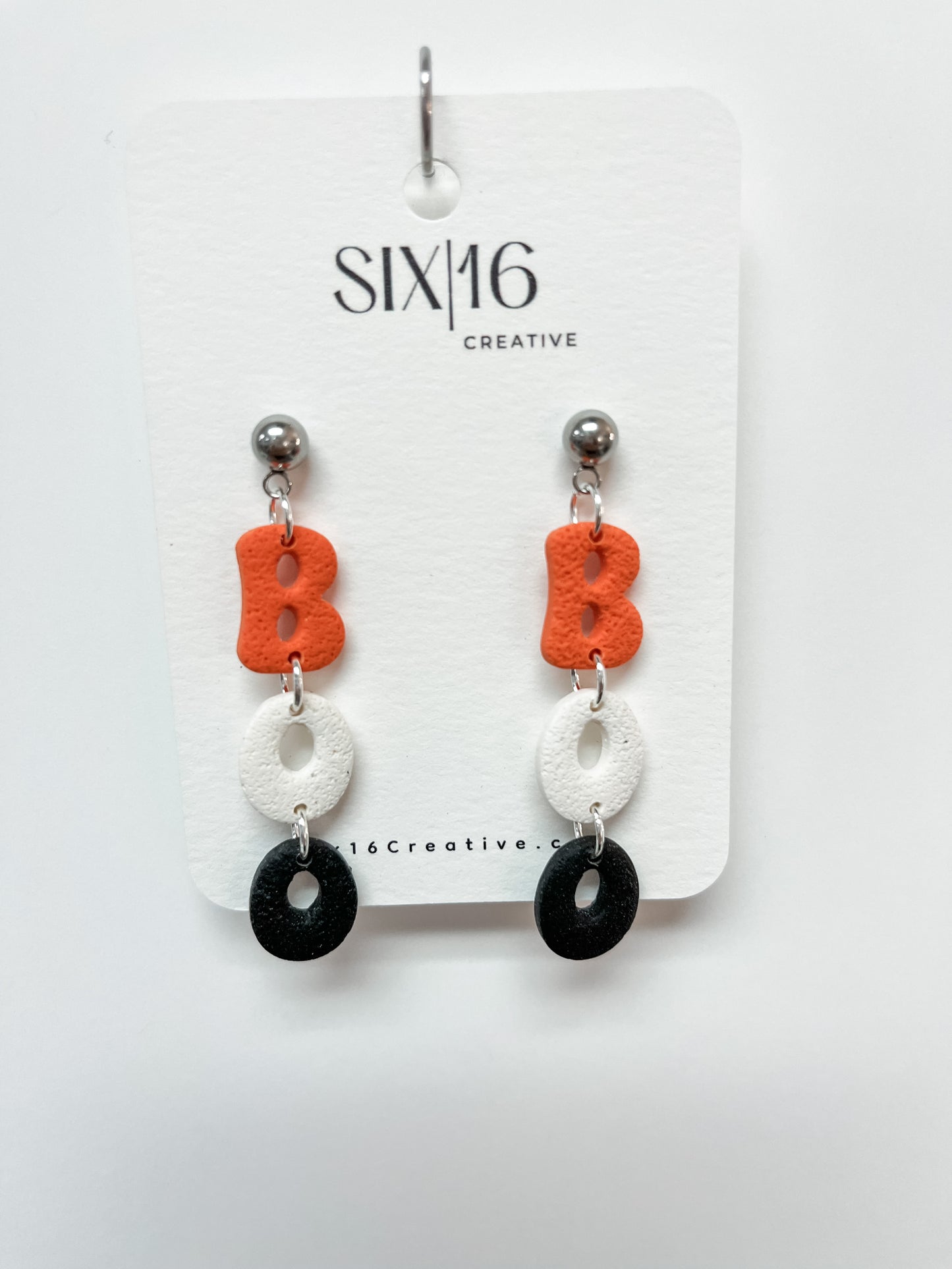 Boo Clay Earrings