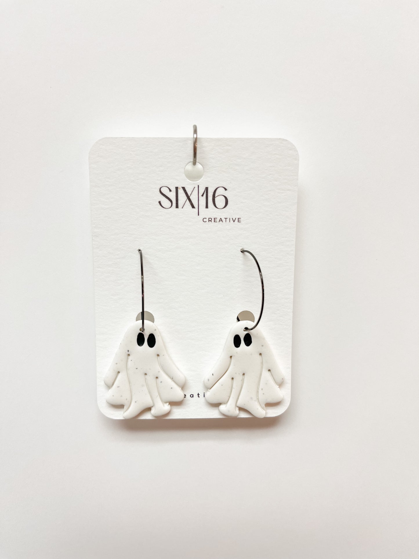Ghost Clay Earrings