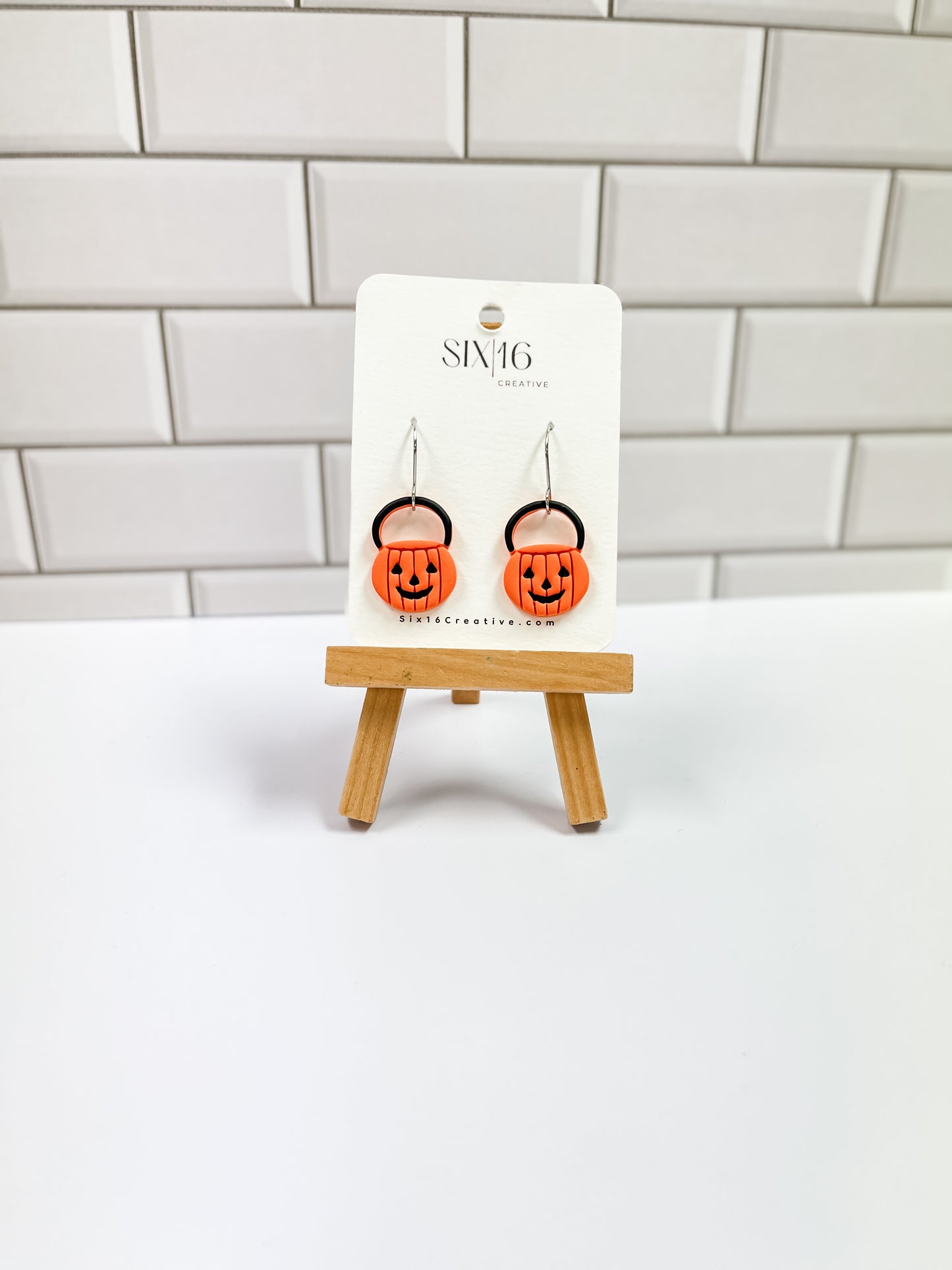 Candy Bucket Clay Earrings