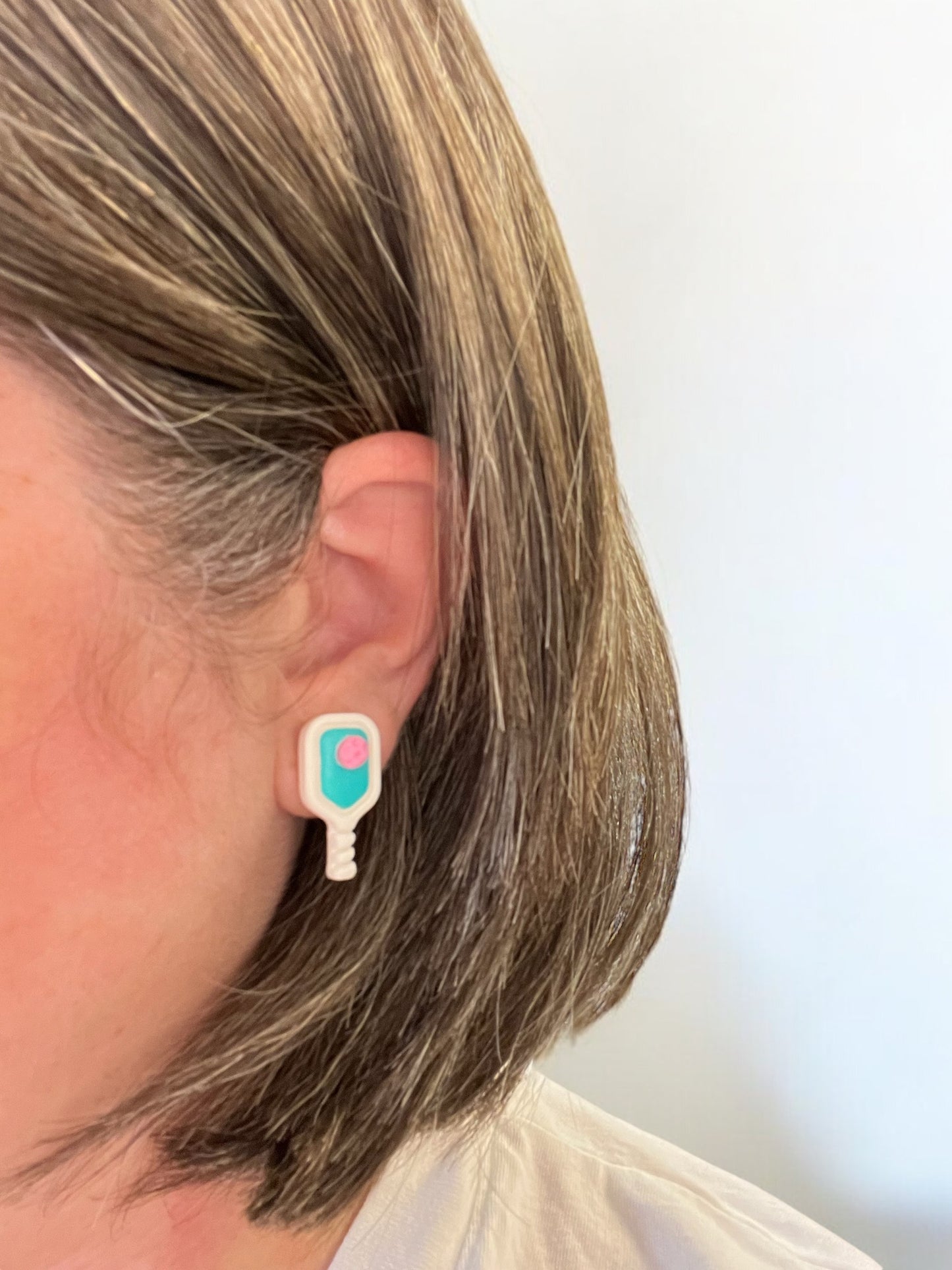 Pickleball Stud Earrings