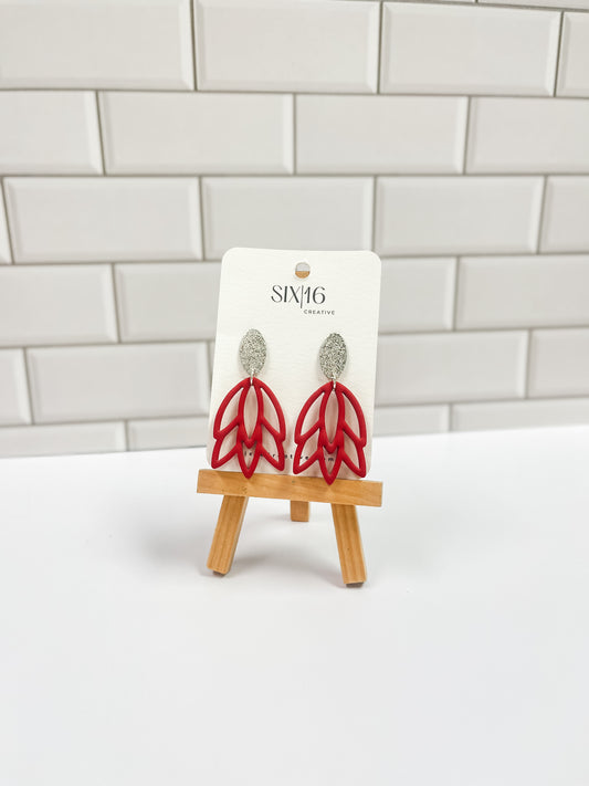 Red Clay Earrings