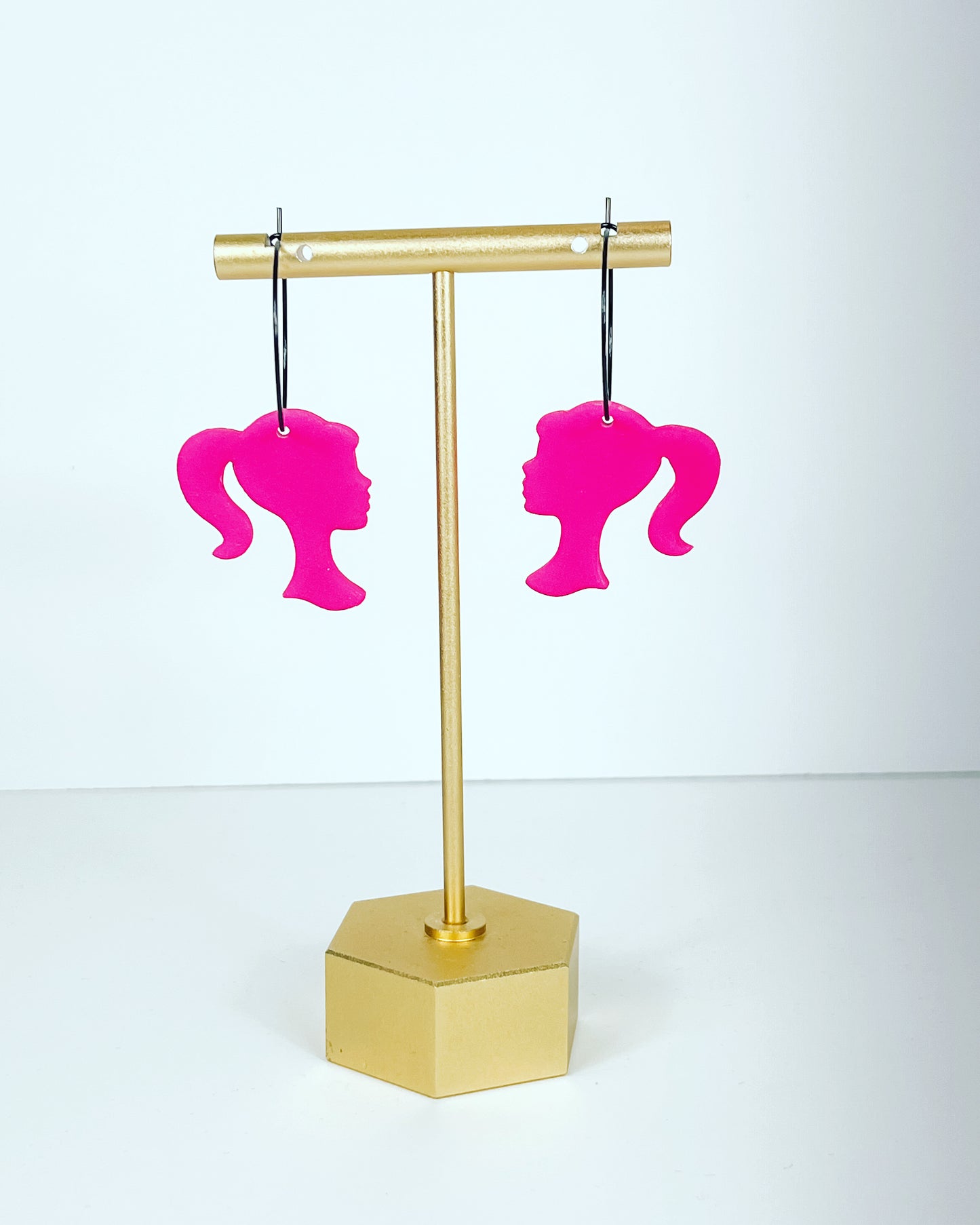 Doll Silhouette Clay Earrings