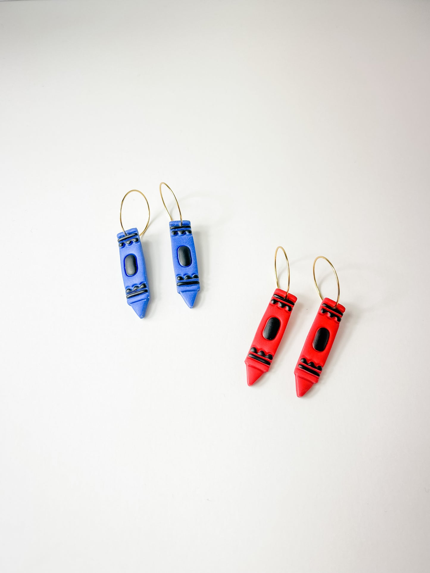 Crayon Clay Earrings