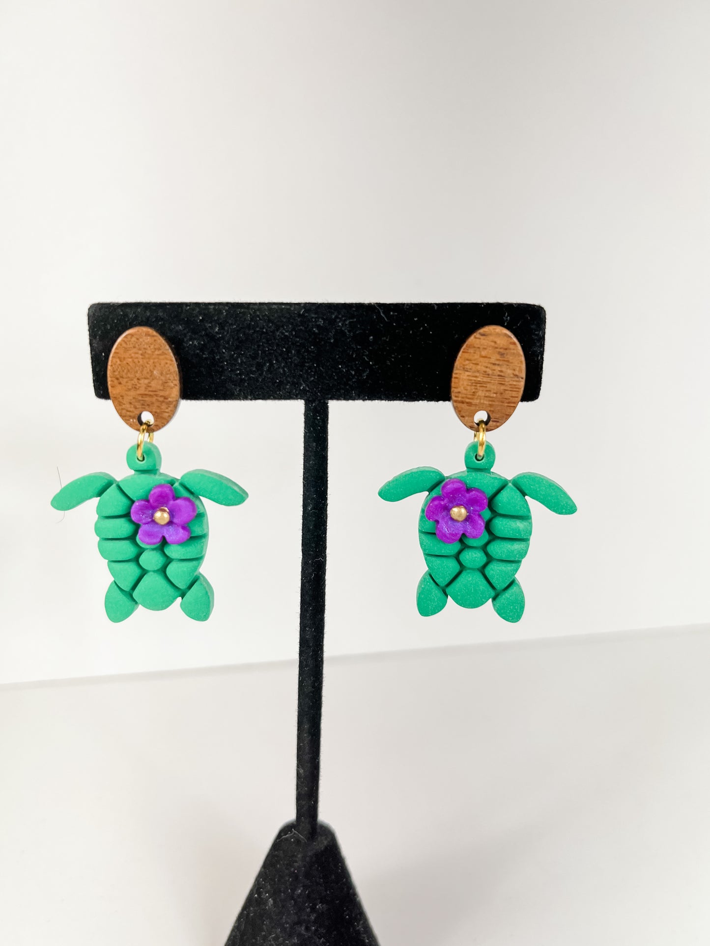 Sea Turtle Clay Earrings