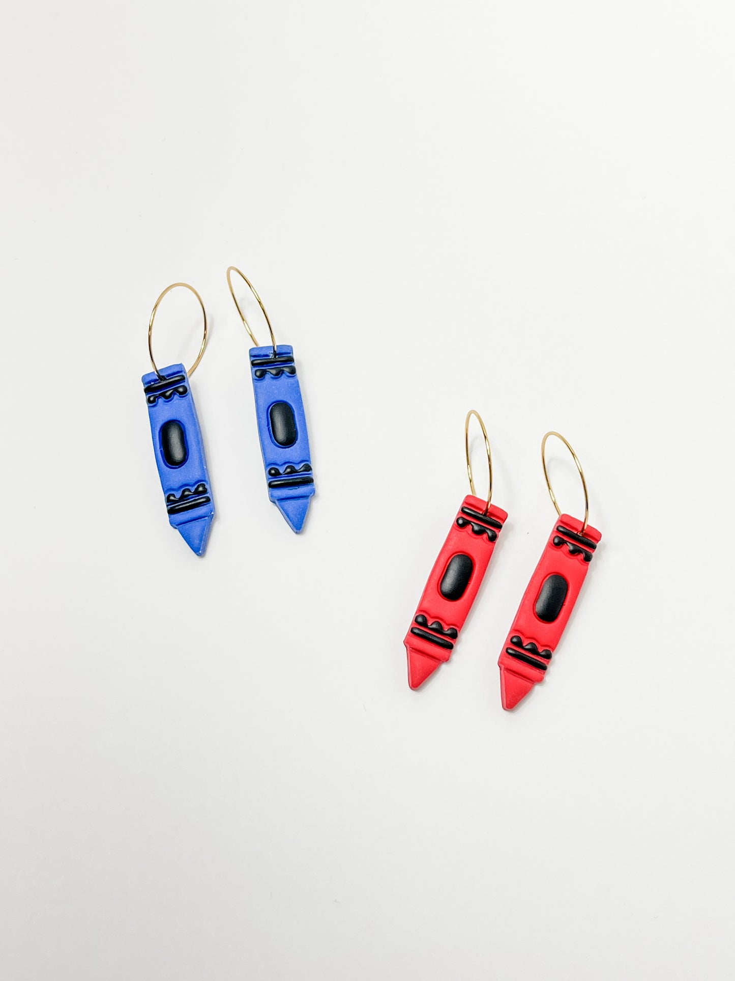 Crayon Clay Earrings