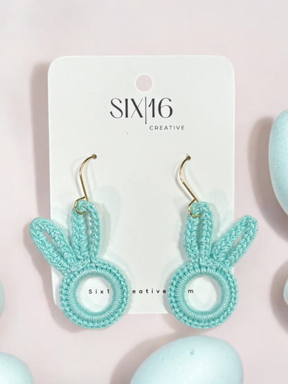 Crochet Bunny Earrings