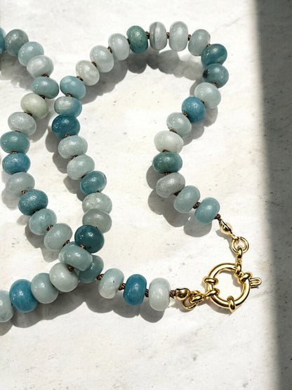 Green Amazonite Gemstone Necklace