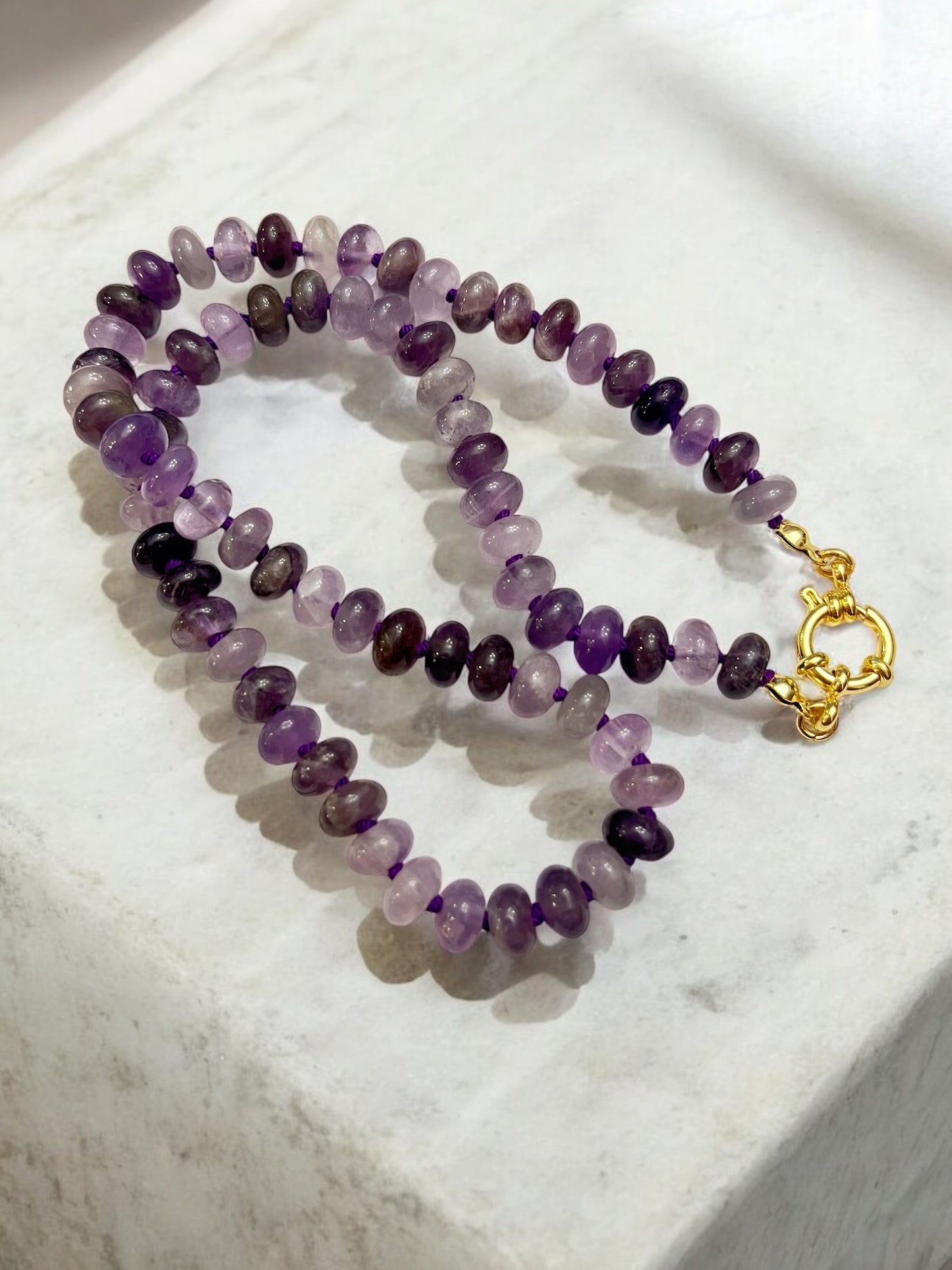 Amethyst Gemstone Necklace